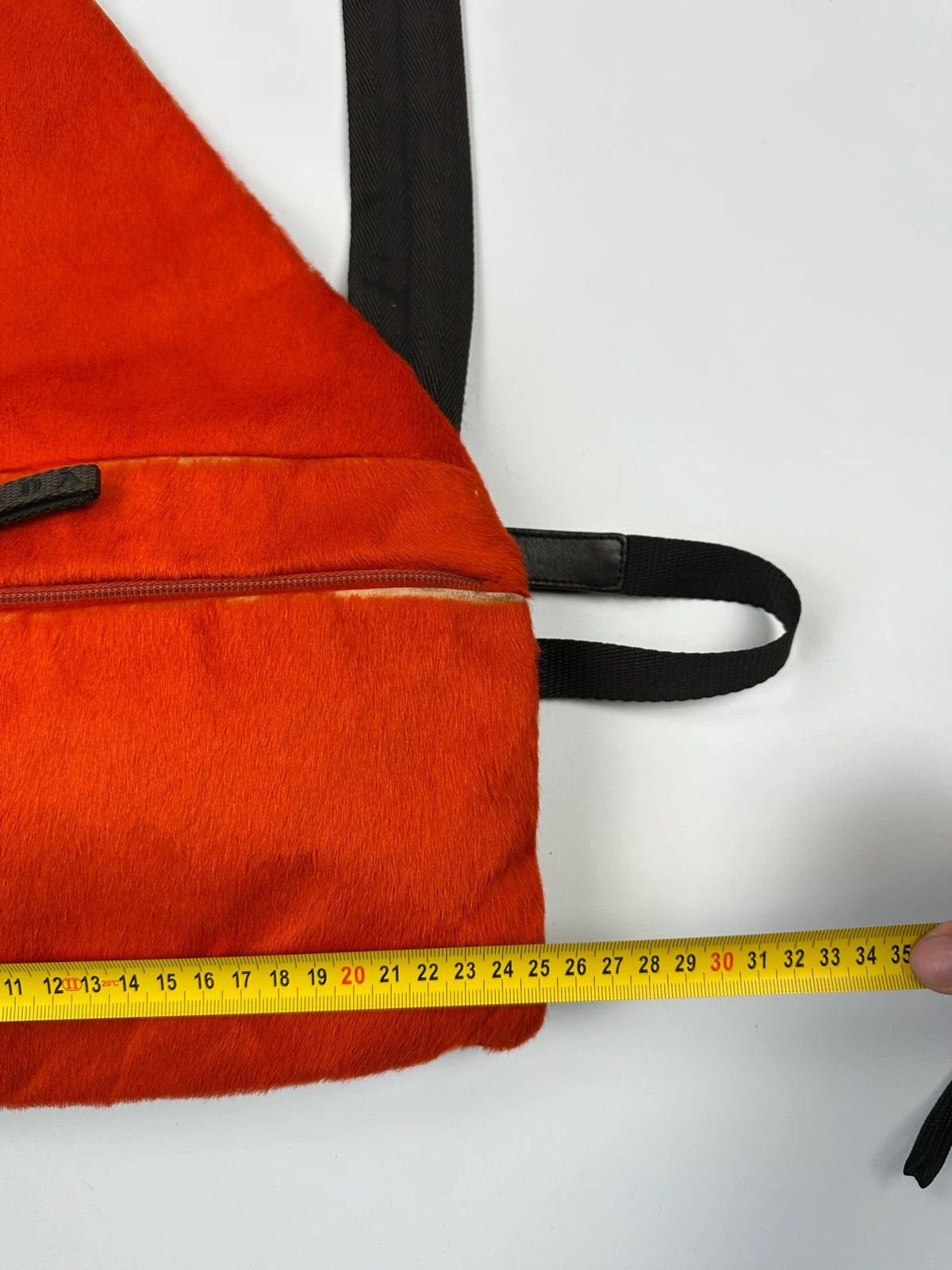 Prada Prada Milano FW99 Orange Fur Holster Chest Sling Bag Size ONE SIZE - 15 Thumbnail