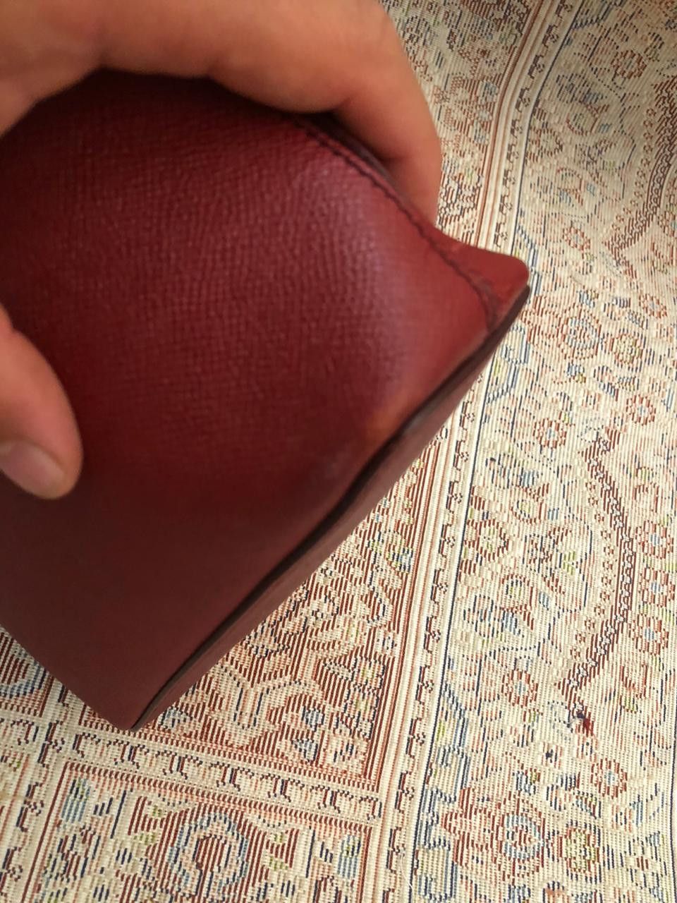 Burberry Burberry Red Leather Crossbody Messenger Bag Size ONE SIZE - 5 Thumbnail
