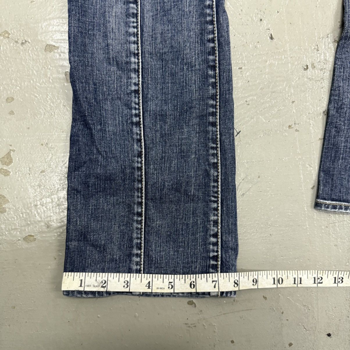 Michel Klein 2000s Mk.Michel Klein Homme Buckle Back Punk Panel Jeans Size US 30 / EU 46 - 9 Thumbnail