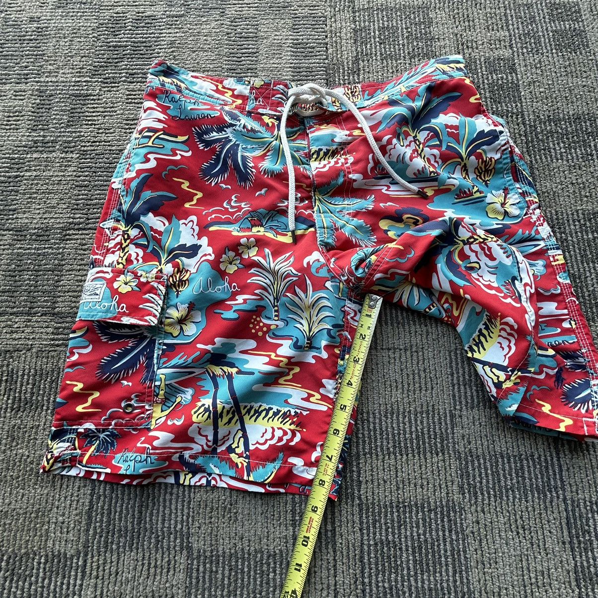 Polo Ralph Lauren Polo Ralph Lauren AOP Hawaiian Swim Trunk Board Shorts Size US 32 / EU 48 - 6 Thumbnail