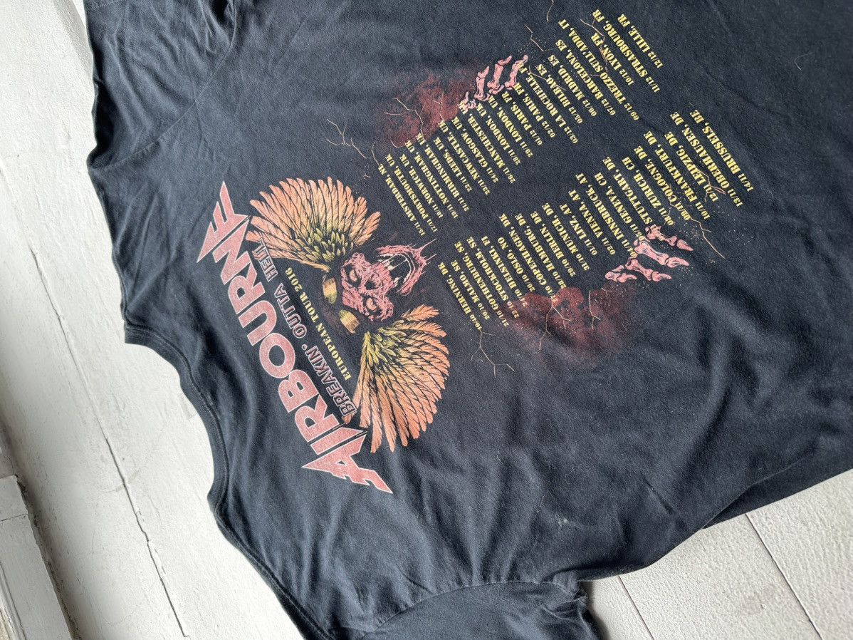 Band Tees RARE🚨 Airbourne 2016 tour t-shirt band tee faded big logo Size US XL / EU 56 / 4 - 3 Thumbnail