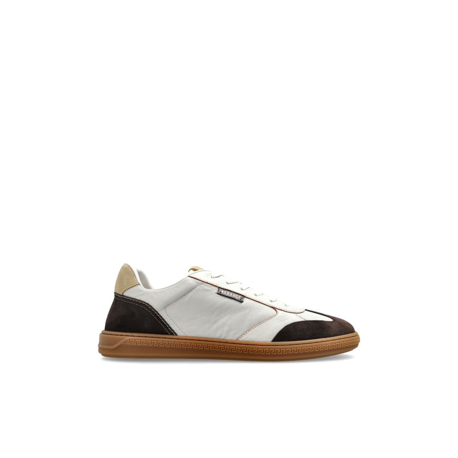Versace VERSACE Grey/Brown Sneakers New And Authentic (Men's size:9; Size US 9 / EU 42 - 1 Thumbnail