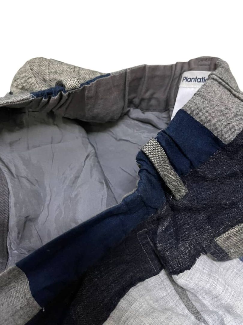 Issey Miyake Vintage Plantation x Issey Miyake Patchwork Wide Leg Pants Size US 29 - 15 Thumbnail