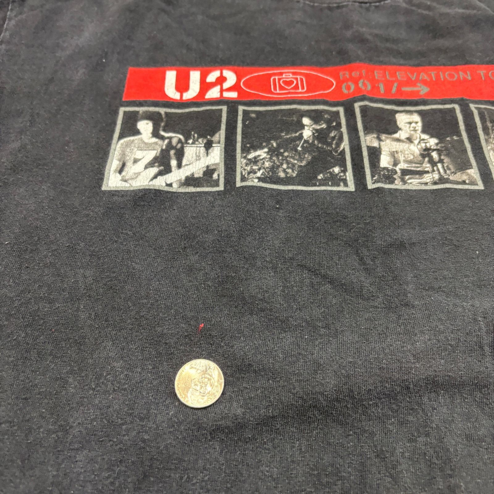 Band Tees × Vintage VTG 2001 U2 Elevation Tour Band Tee Shirt Men's Large Bono Size US L / EU 52-54 / 3 - 8 Thumbnail