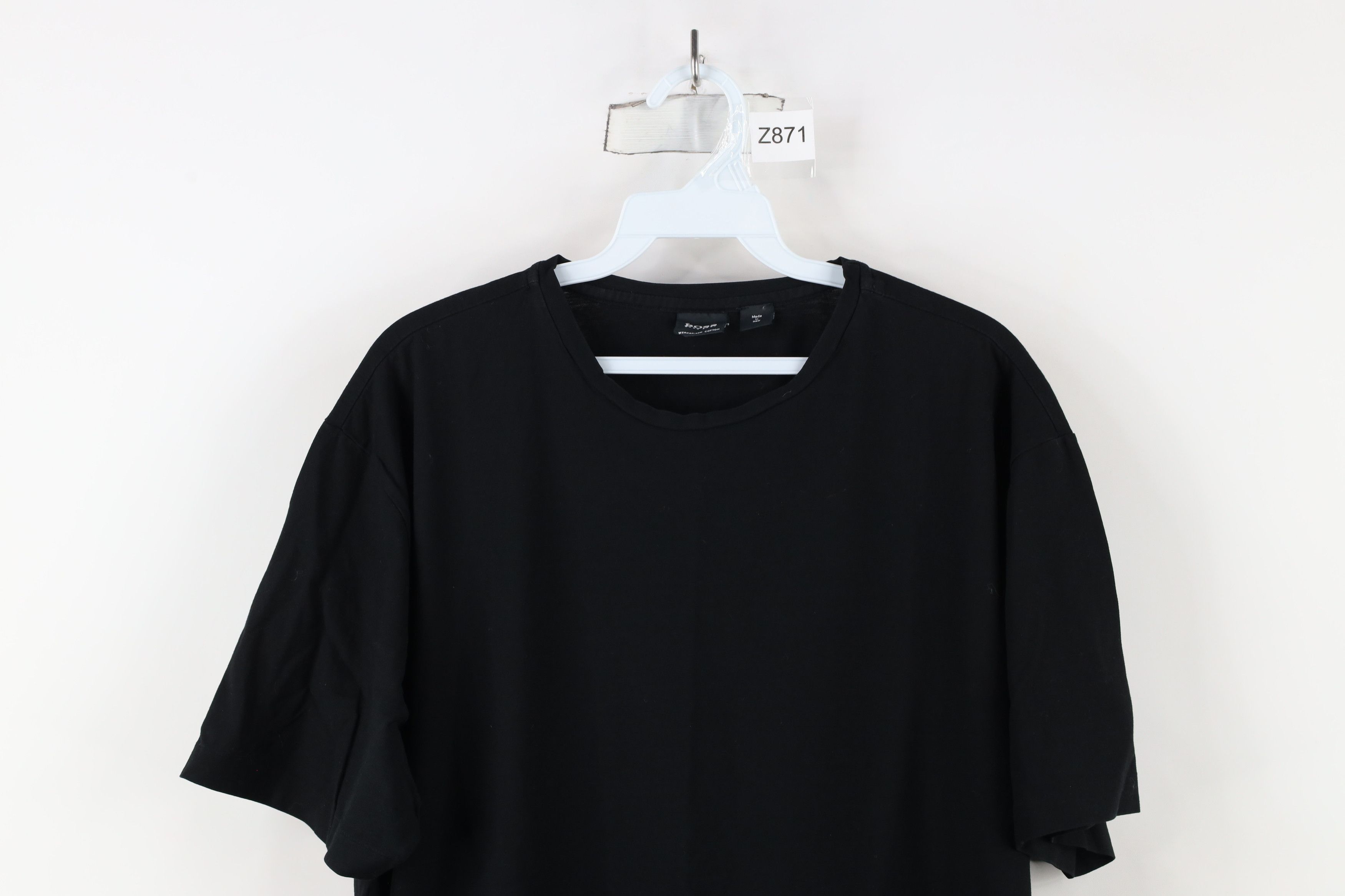 Hugo Boss × Vintage Hugo Boss Mercerized Cotton Short Sleeve T-Shirt Black Size US XL / EU 56 / 4 - 2 Thumbnail