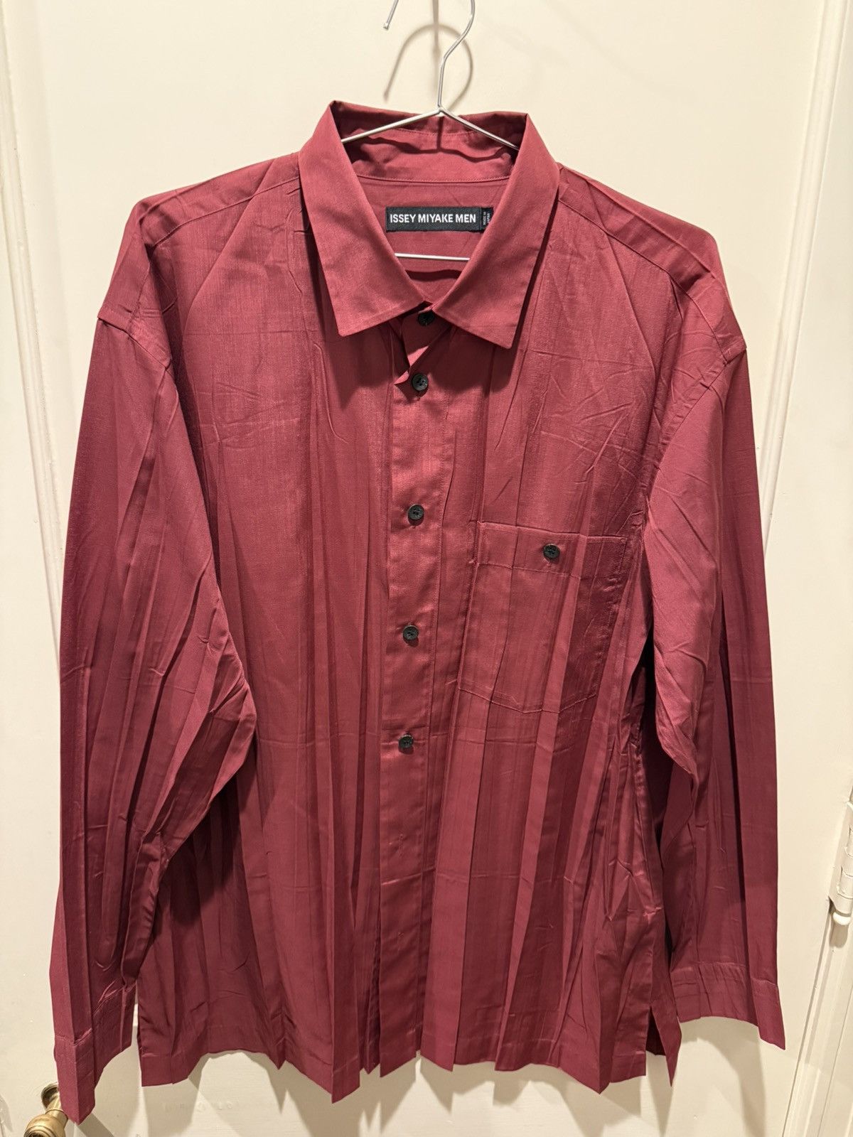 Issey Miyake Issey Miyake Crinkle Streamline Longsleeve Shirt Size US L / EU 52-54 / 3 - 1 Thumbnail