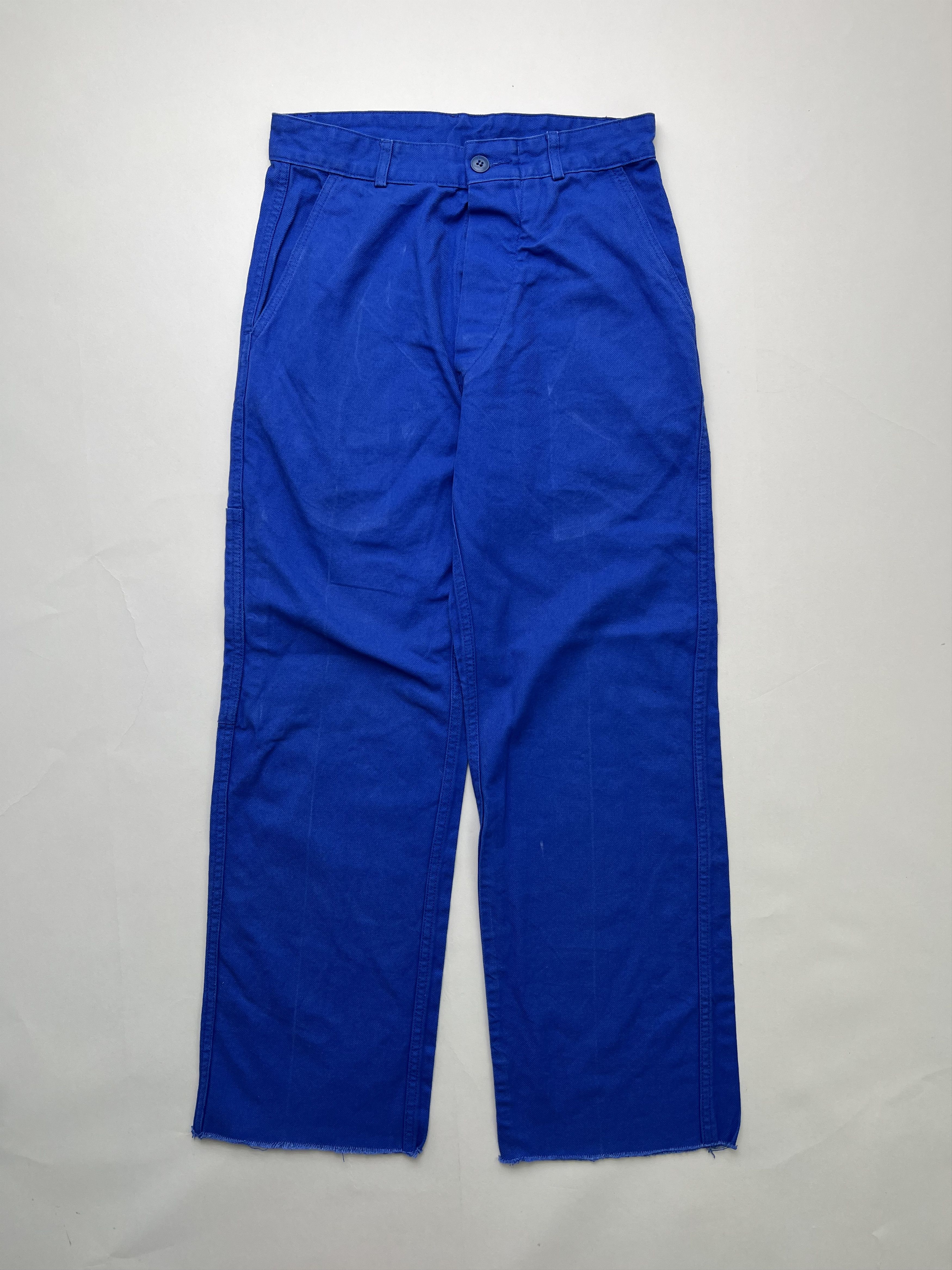 Vintage French Workwear Bleu De Travail Vintage Work Pants Size US 28 / EU 44 - 1 Thumbnail