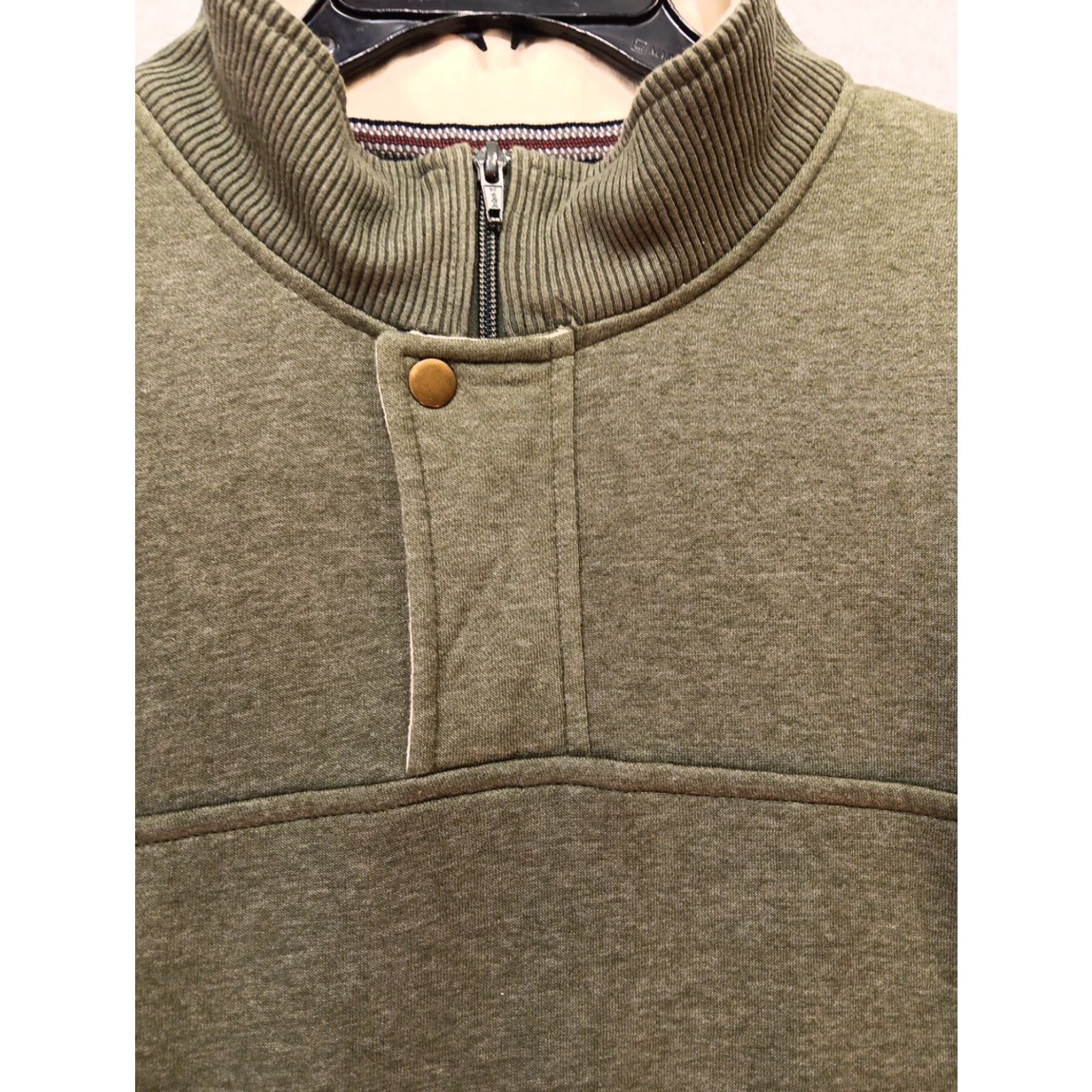 Orvis VINTAGE ORVIS Pullover Sweatshirt Mens XXL Green 1/4 Zip Snap Long Sleeve Knit Heavyweight All Seasons Casual Workwear Fish 90s Size US XXL / EU 58 / 5 - 5 Thumbnail