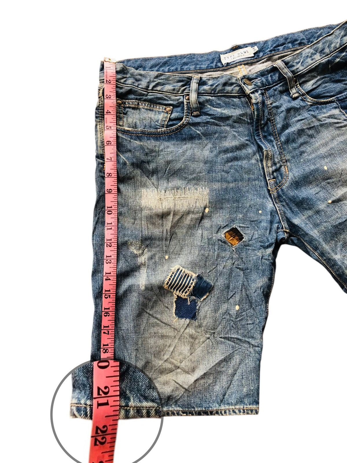 Avirex Avirex distressed patchwork short denim Size US 34 / EU 50 - 17 Thumbnail