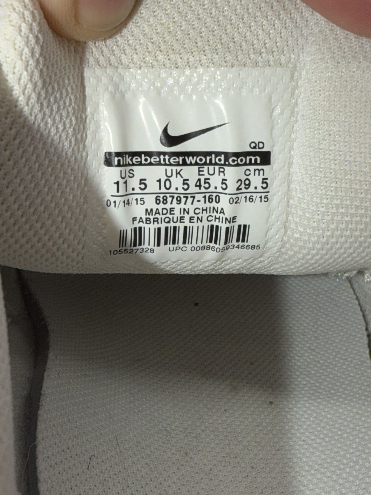 Nike Nike Air Max LTD 3 White University Red size 11.5 Size US 11.5 / EU 44-45 - 12 Thumbnail