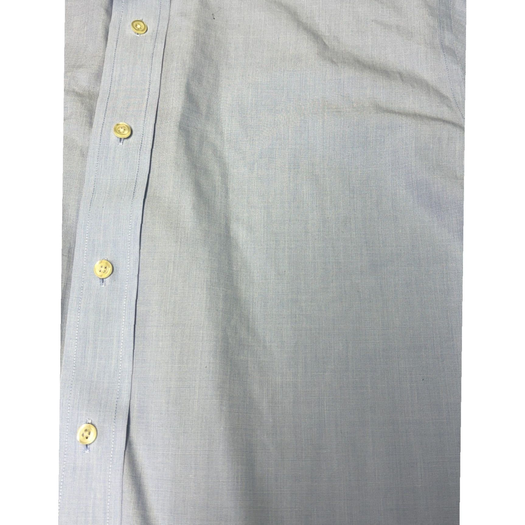 Brooks Brothers VINTAGE Brooks Brothers Regent Fit Blue Non Iron Supima Dress French Cuffs Shirt 16 35 Size 40R - 2 Thumbnail