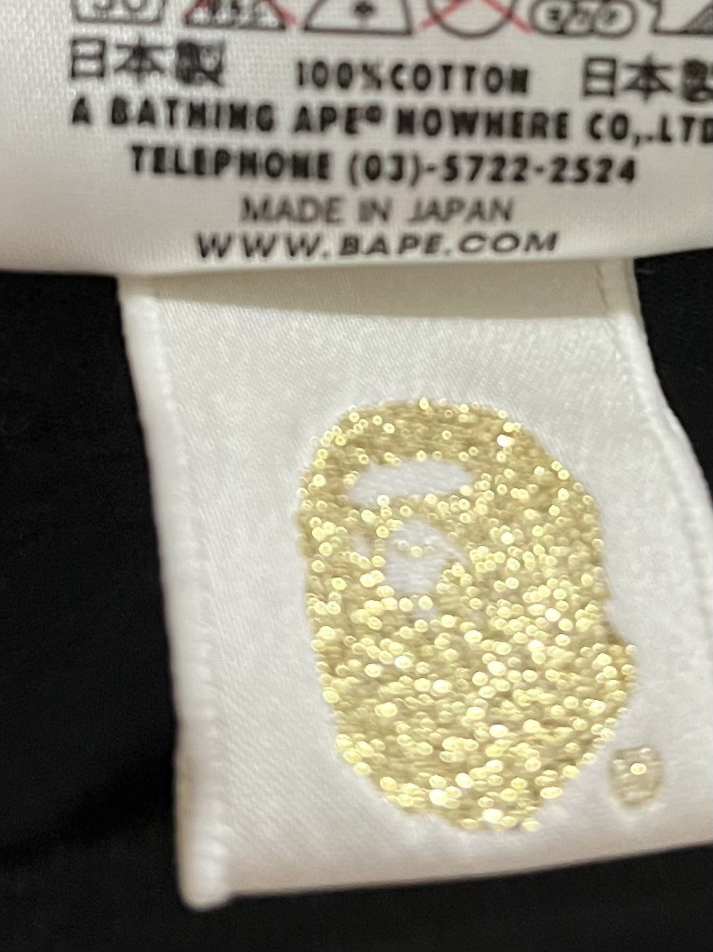 Bape Bape logo tee shirt Size US M / EU 48-50 / 2 - 5 Thumbnail