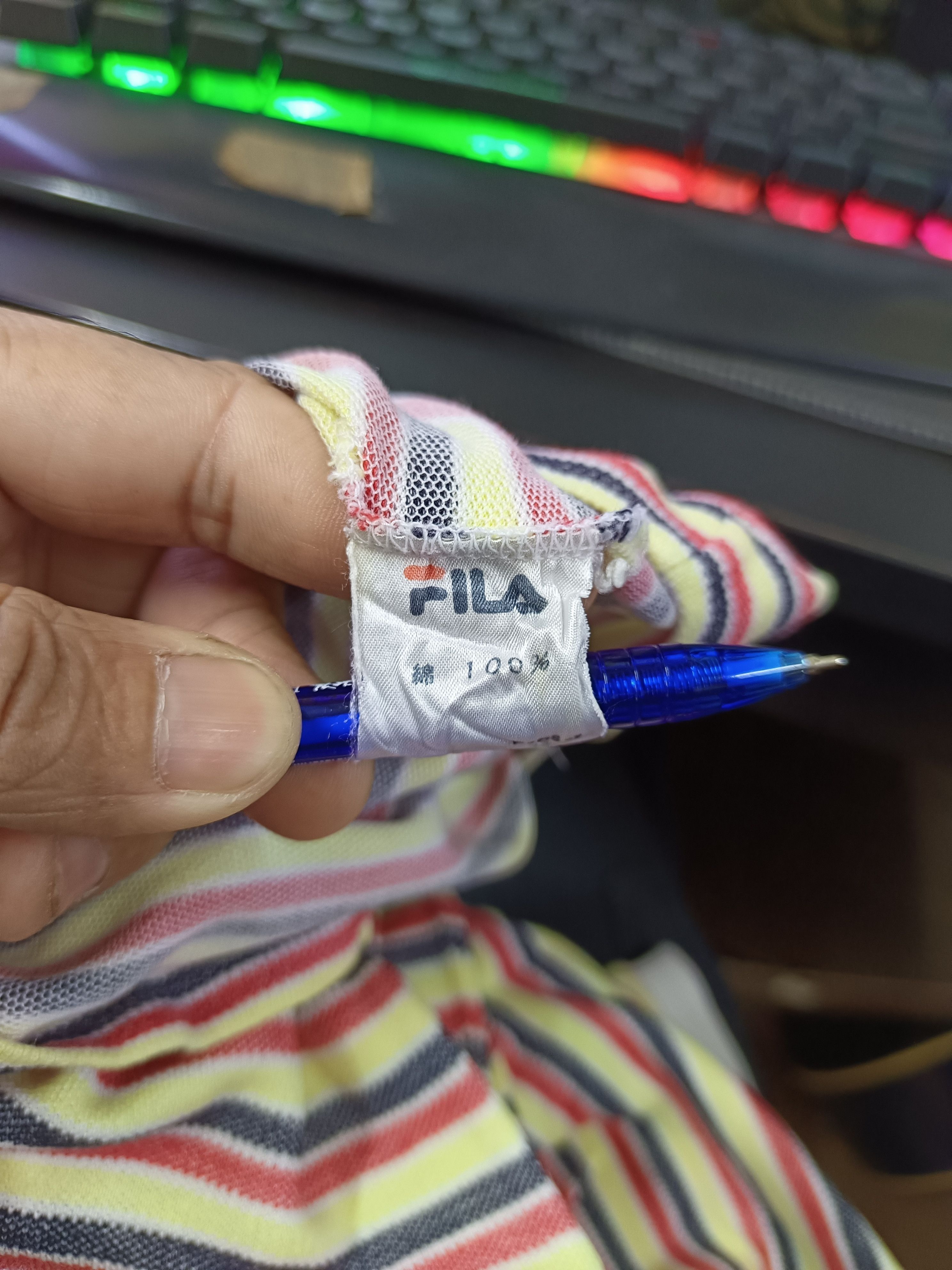 Fila × Vintage Vintage 90s Fila Polo Tee T-Shirt Size S / US 4 / IT 40 - 6 Thumbnail