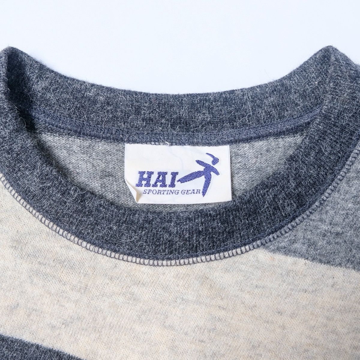 Issey Miyake Vintage 90s Hai sporting gear striped merino wool sweater Size US S / EU 44-46 / 1 - 4 Thumbnail