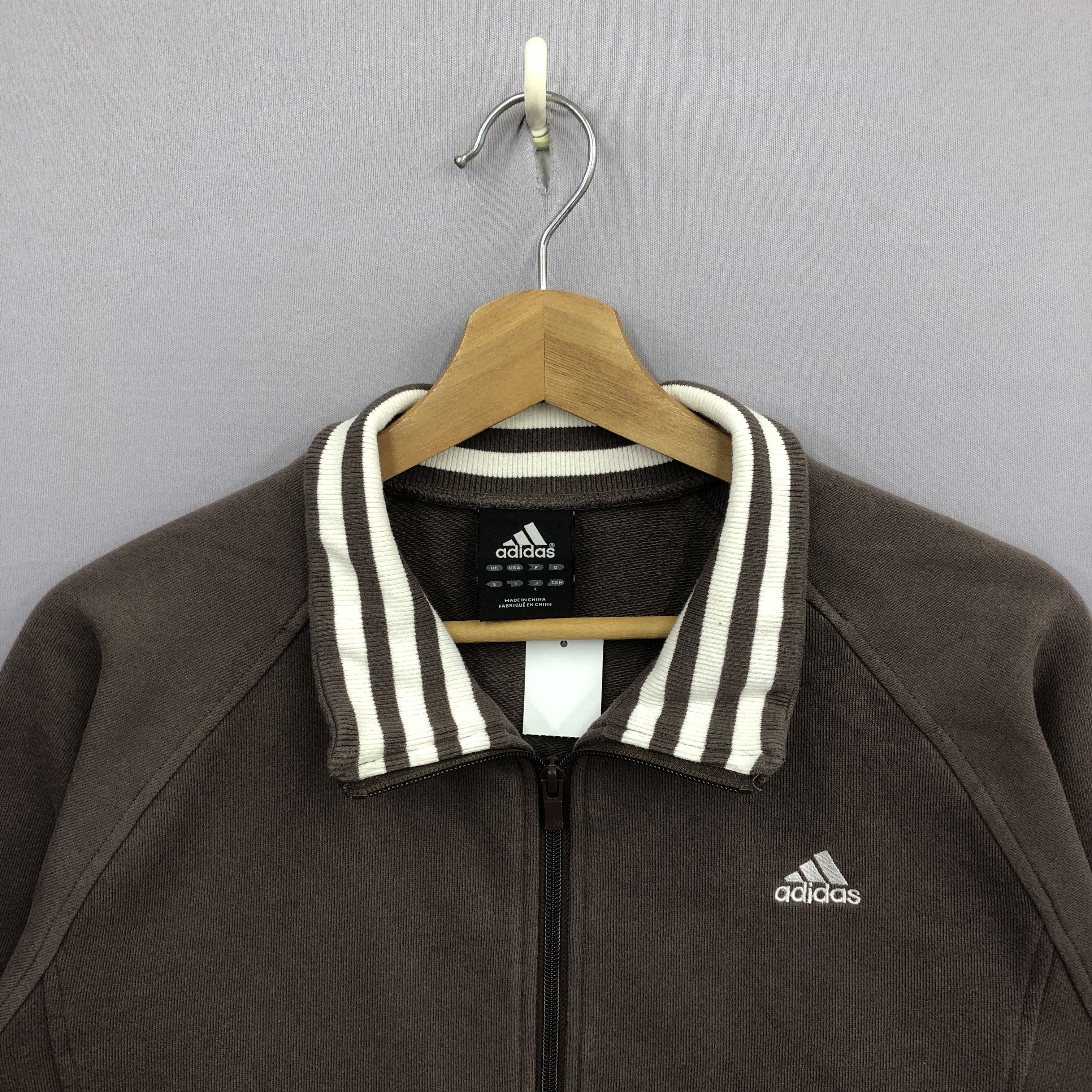 Adidas × Vintage Vintage Adidas Zipper Sweater Sweatshirt Jumper Size US M / EU 48-50 / 2 - 4 Thumbnail