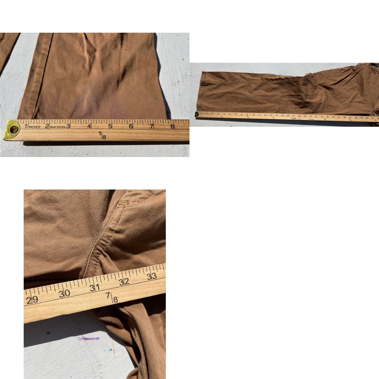 Dickies Dickies Women's Pants Beige Solid 25R Workwear Carpenter Street Skate Size 42" / US 20 - 9 Thumbnail