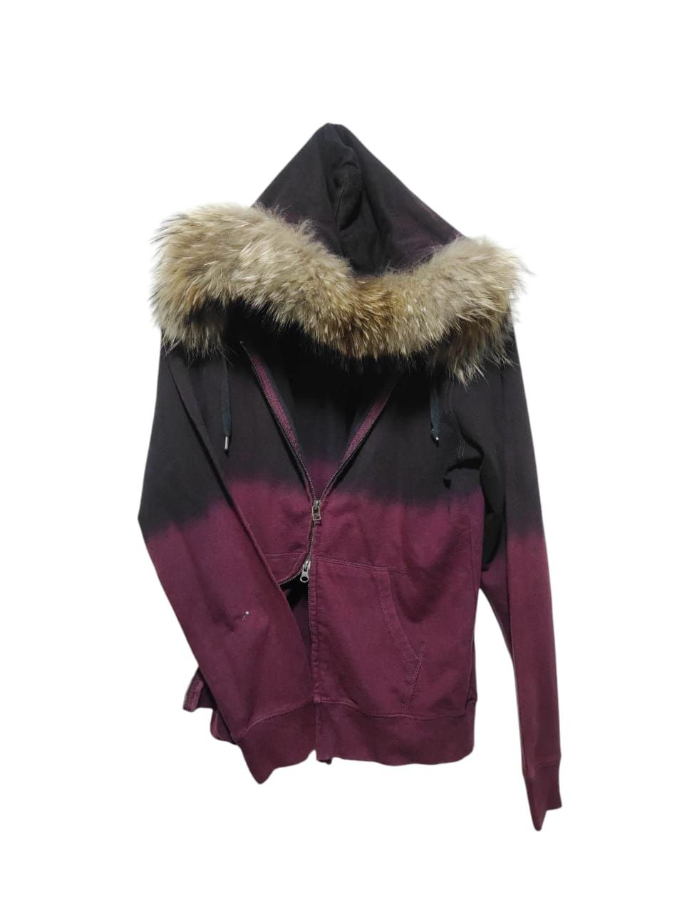 Hysteric Glamour Halham Gradation Double Zip Fur Hoodie i6w9 LGB style Size US S / EU 44-46 / 1 - 1 Thumbnail