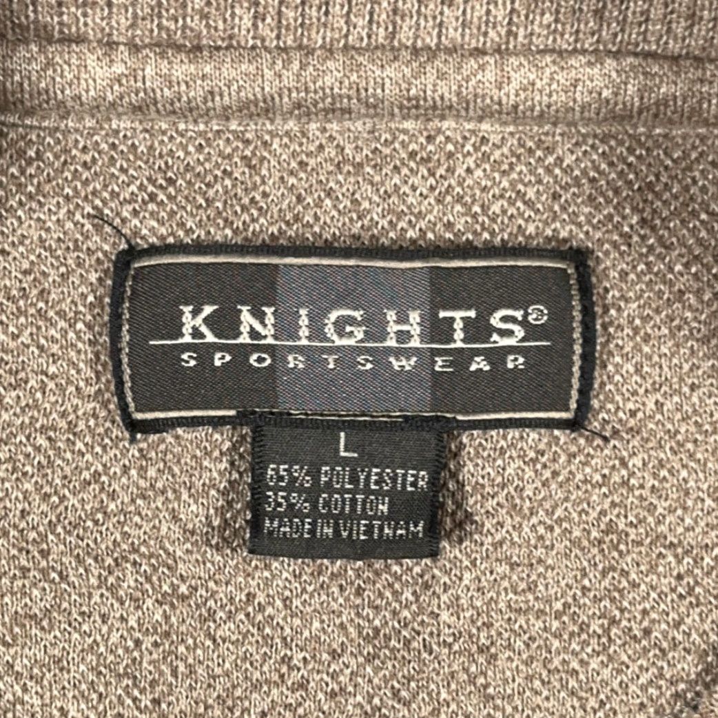 Doublet VINTAGE Knights Sportswear Sweater Adult LARGE Brown Striped Double Collar Y2K Size US L / EU 52-54 / 3 - 4 Thumbnail
