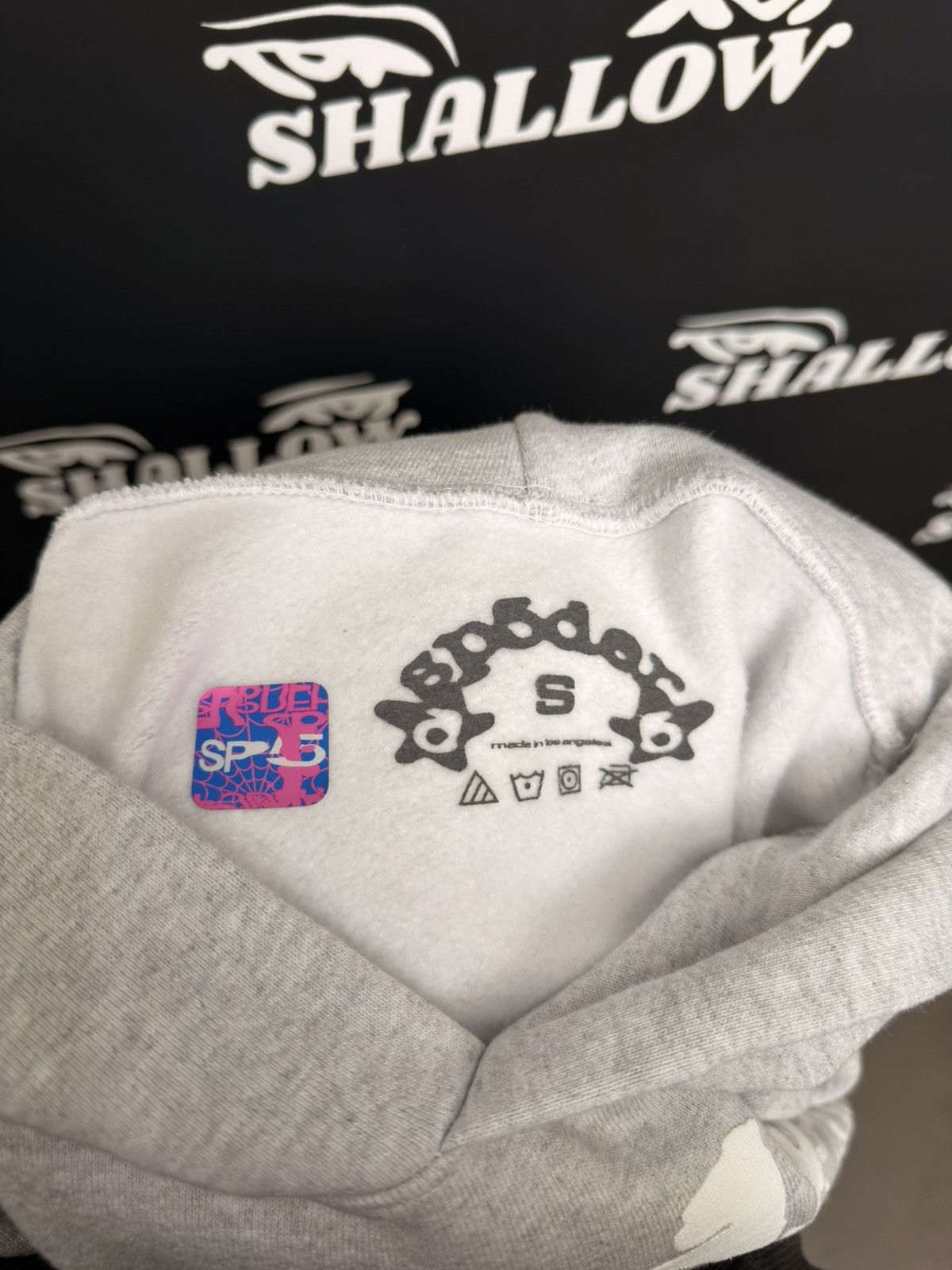 Sp5der OG WEB HEATHER GREY HOODIE Size US S / EU 44-46 / 1 - 4 Thumbnail