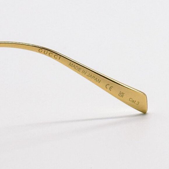 Gucci NEW GUCCI GG1920S 001 SUNGLASSES GOLD WOMEN CAT EYE EYEWEAR Size ONE SIZE - 11 Thumbnail