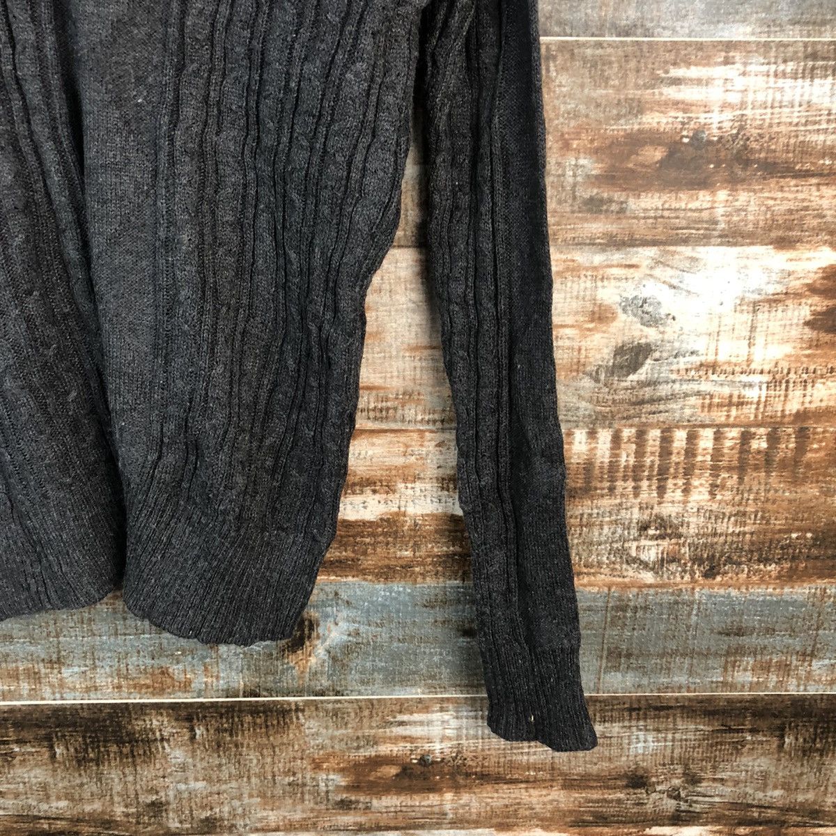 Homespun Knitwear × Japanese Brand Gteel Brawn Grey Knitwear #A1994 Size L / US 10 / IT 46 - 8 Thumbnail