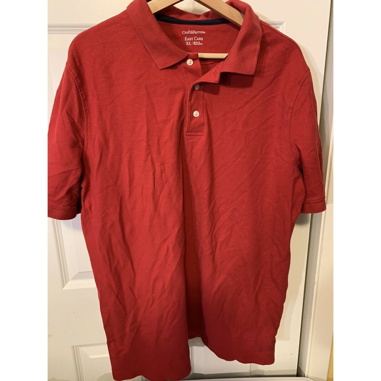 Croft & Barrow Croft and Barrow Polo Sz XL Red Faded Size US XL / EU 56 / 4 - 5 Thumbnail