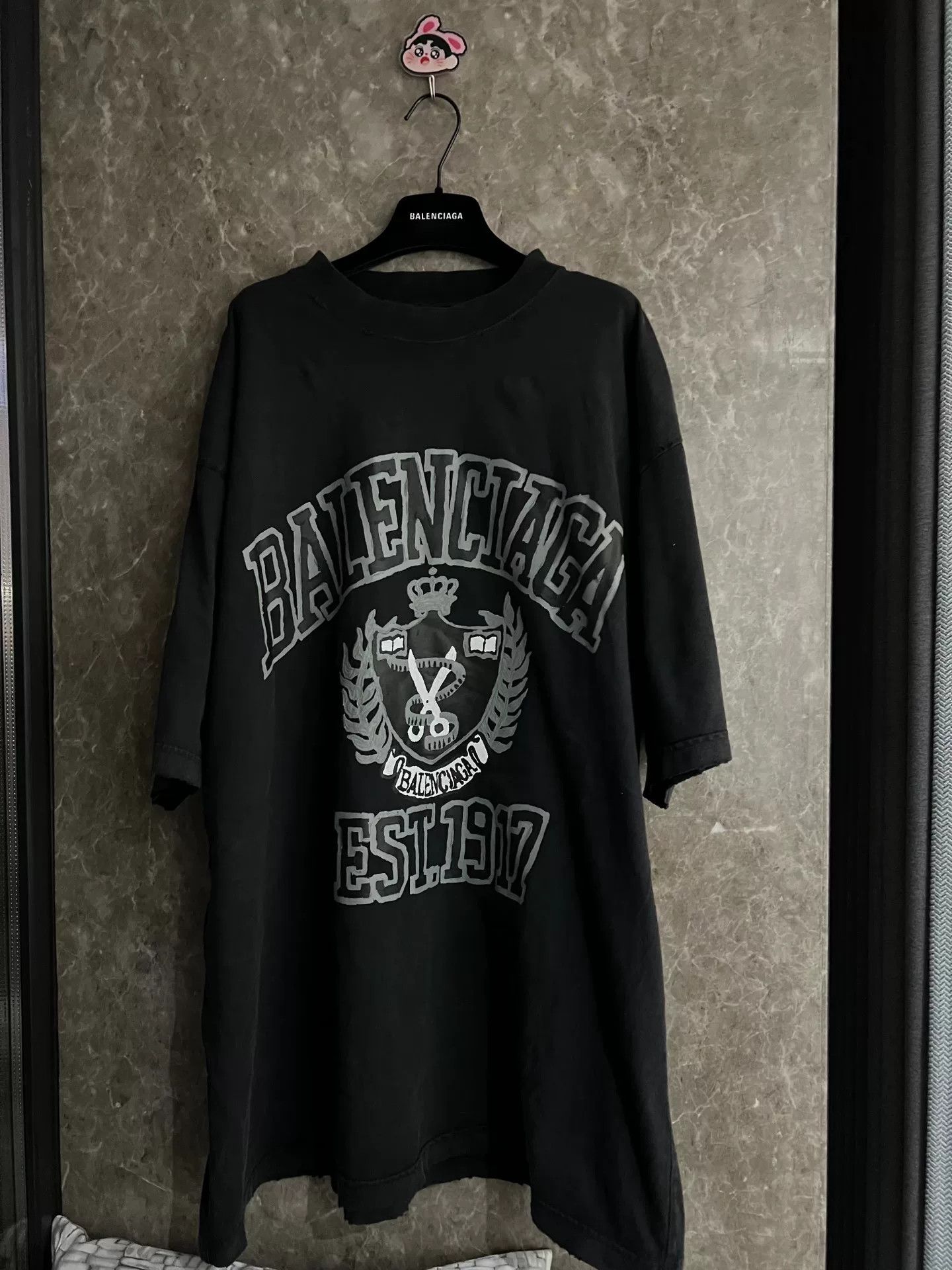 Balenciaga Balenciaga 24SS Distressed Scissors Tee Size US XL / EU 56 / 4 - 1 Thumbnail