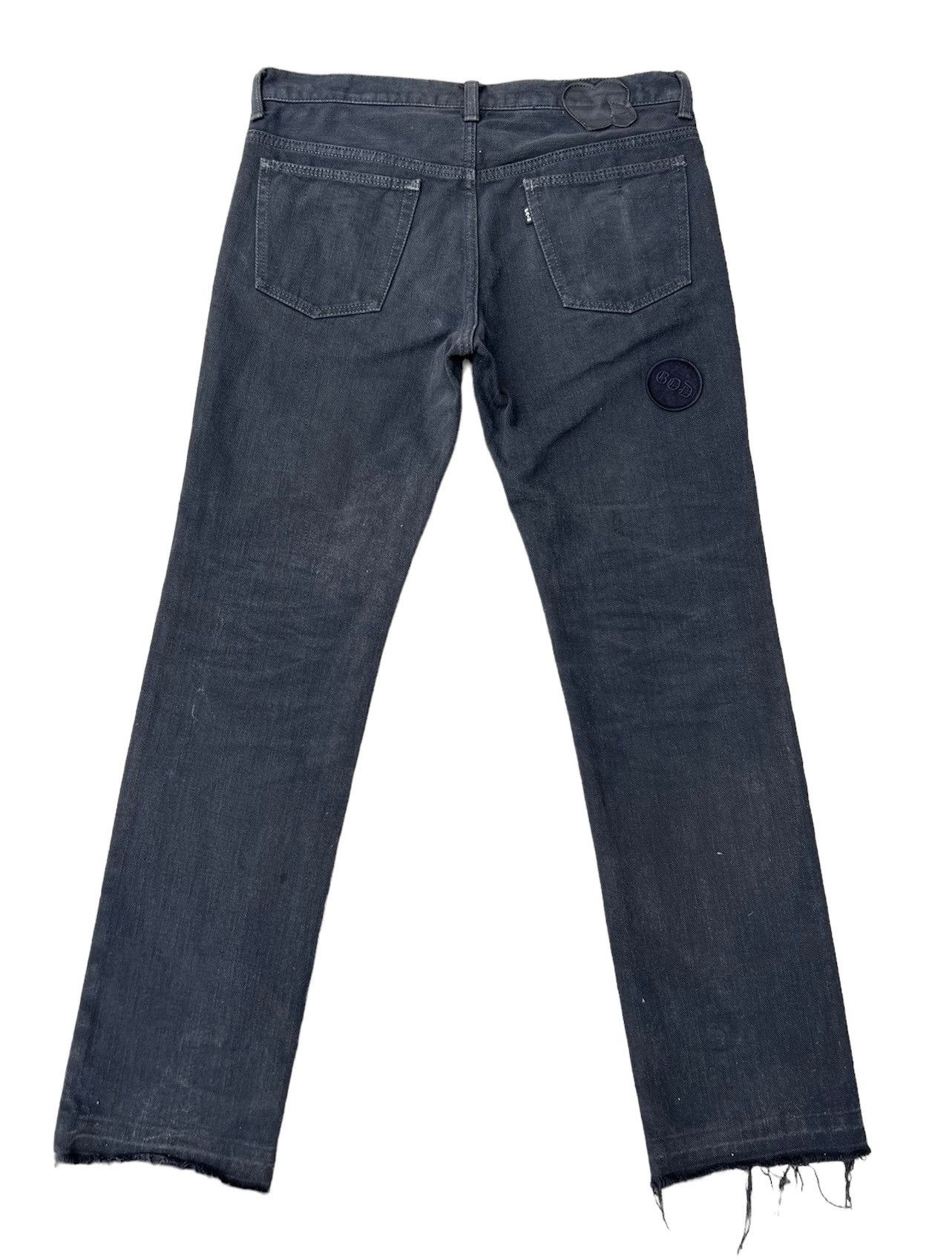 Number (N)ine VTG Number Nine John Lennon Fade Black Denim Jeans Size 3 Size US 31 - 2 Thumbnail