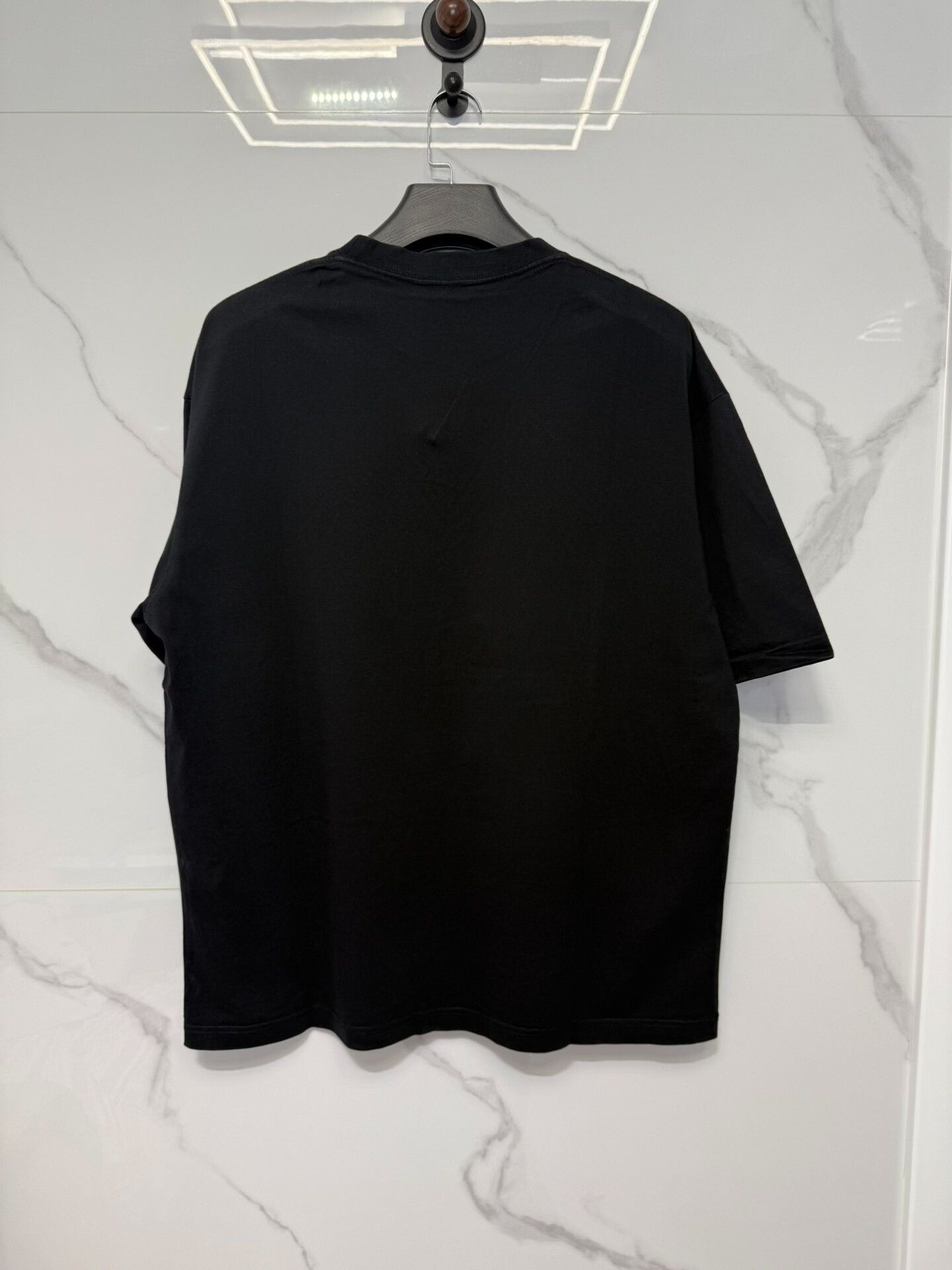 Balenciaga Balenciaga Black Logo Print Short Sleeve T-Shirt Size US M / EU 48-50 / 2 - 2 Thumbnail