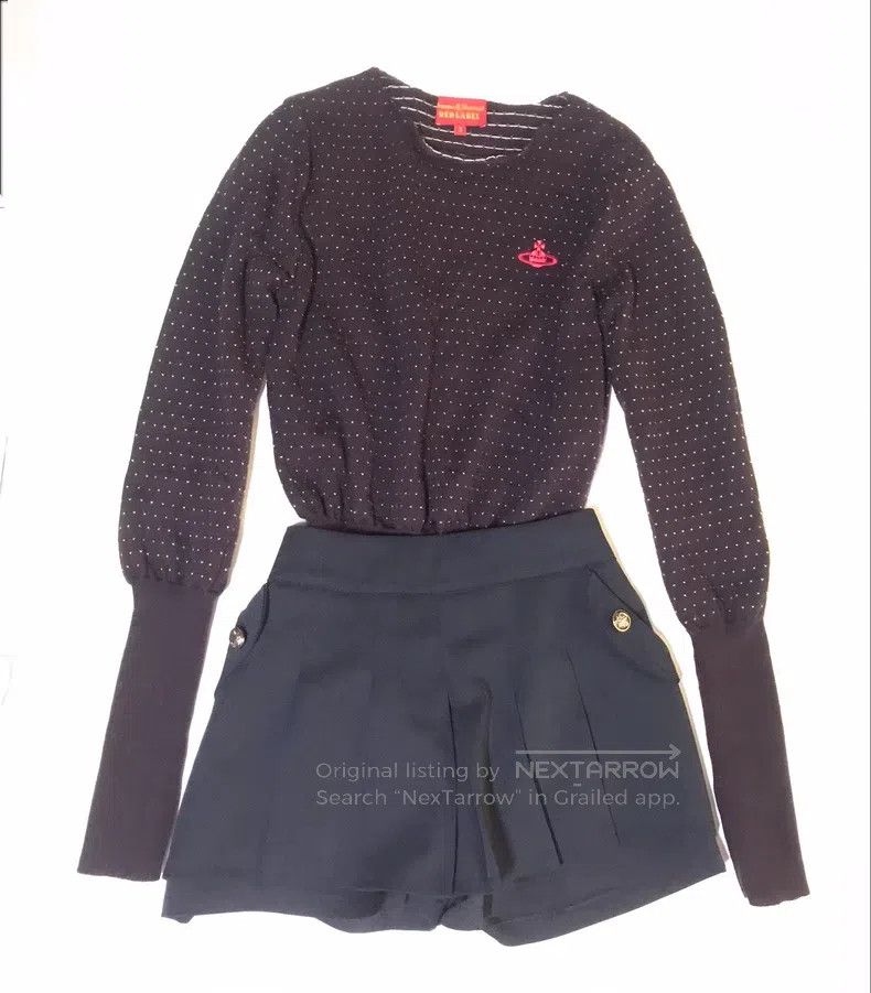 Vivienne Westwood Vivienne Westwood Knit Top with Star Embroidery in Caramel Size L / US 10 / IT 46 - 4 Thumbnail
