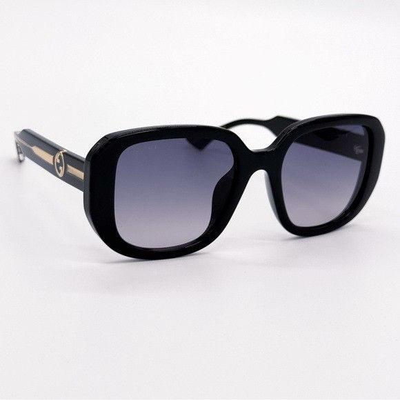 Gucci NEW GUCCI GG1557SK 001 SUNGLASSES SQUARE BLACK GREY GUCCI WO Size ONE SIZE - 7 Thumbnail