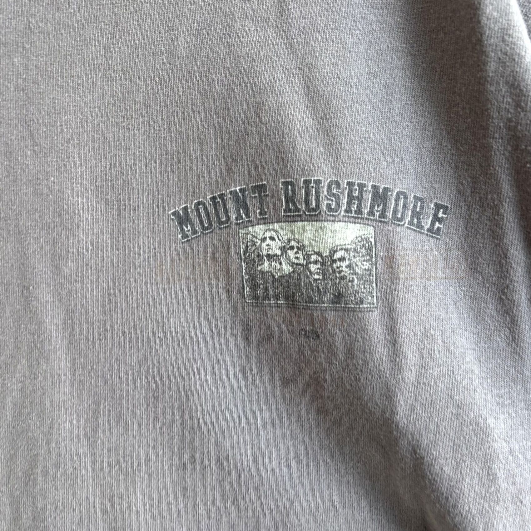 Vintage VINTAGE Mount Rushmore Shirt Mens XL Gray National Memorial Souvenir USA Tee T-Shirt Size US XL / EU 56 / 4 - 3 Thumbnail