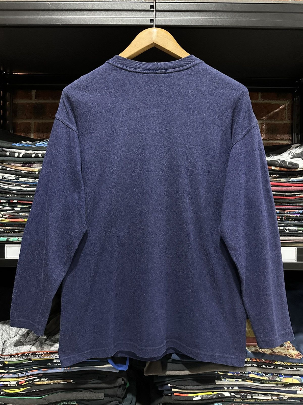 Versace Vintage Versace Long Sleeve Faded Tee Size US M / EU 48-50 / 2 - 12 Thumbnail