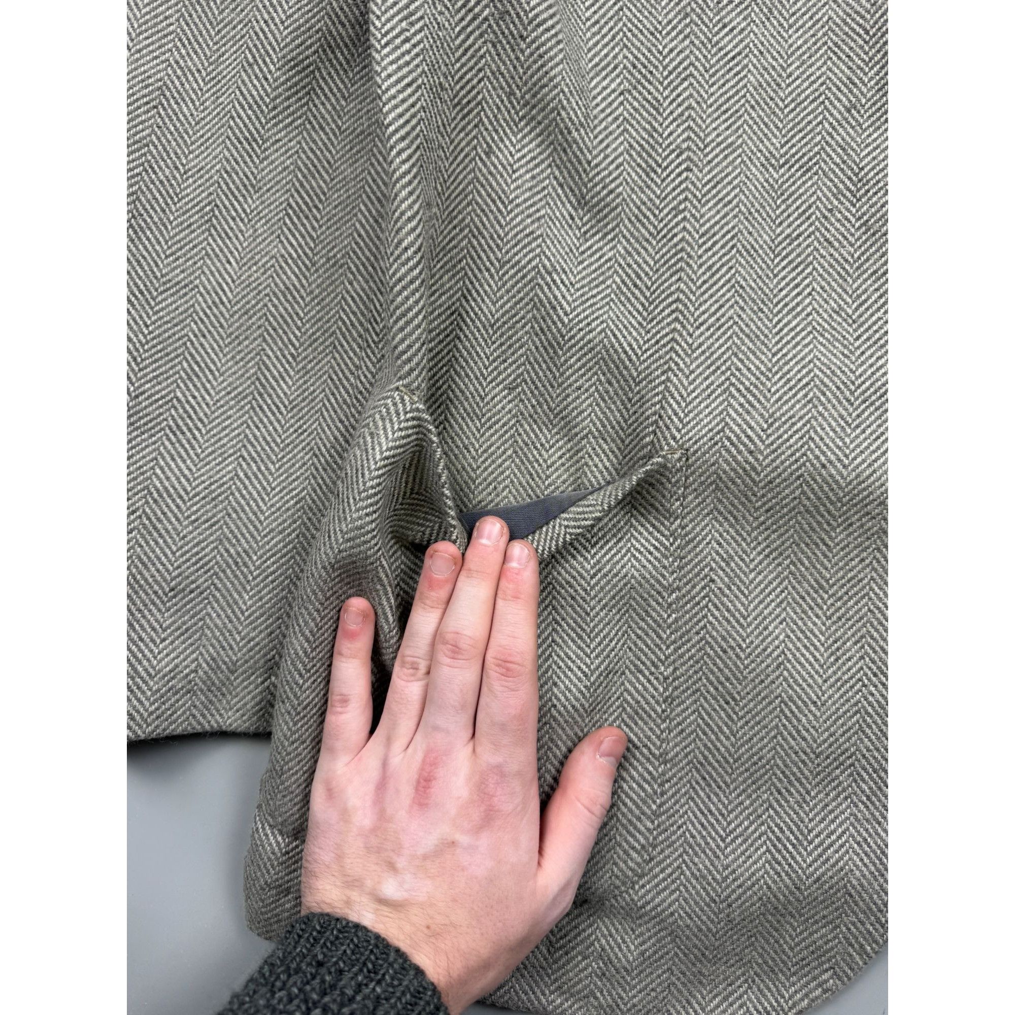 Boggi Boggi Milano Wool Blend Two Button Pattern (Y1237) Size 44R - 5 Thumbnail
