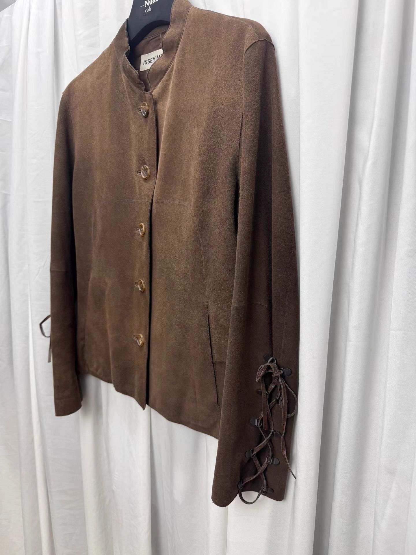Issey Miyake Issey Miyake Lace-Up Sheepskin Jacket K20 Size US M / EU 48-50 / 2 - 3 Thumbnail