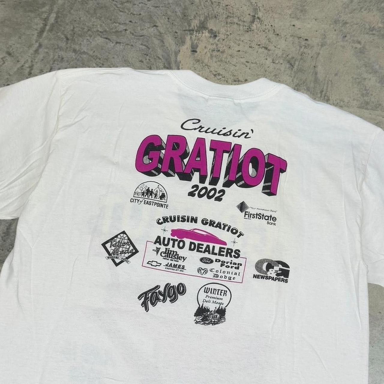 Gildan × Vintage Vintage 2002 Cruisin’ Gratiot Hotrod Racing T-Shirt Size US L / EU 52-54 / 3 - 5 Thumbnail