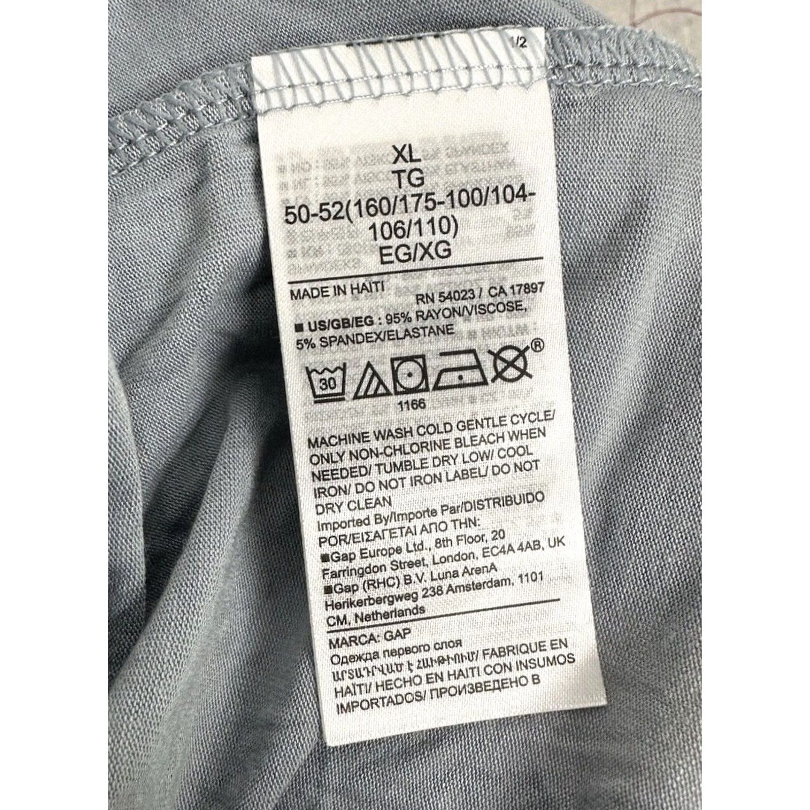 Dusk NWT Gap Luxe T Long Sleeve Luxe Jersey Shirt Blue Dusk Women’s XL Shirt Womens XL Blue Gray T-Shirt L/XG? Size XL / US 12-14 / IT 48-50 - 5 Thumbnail