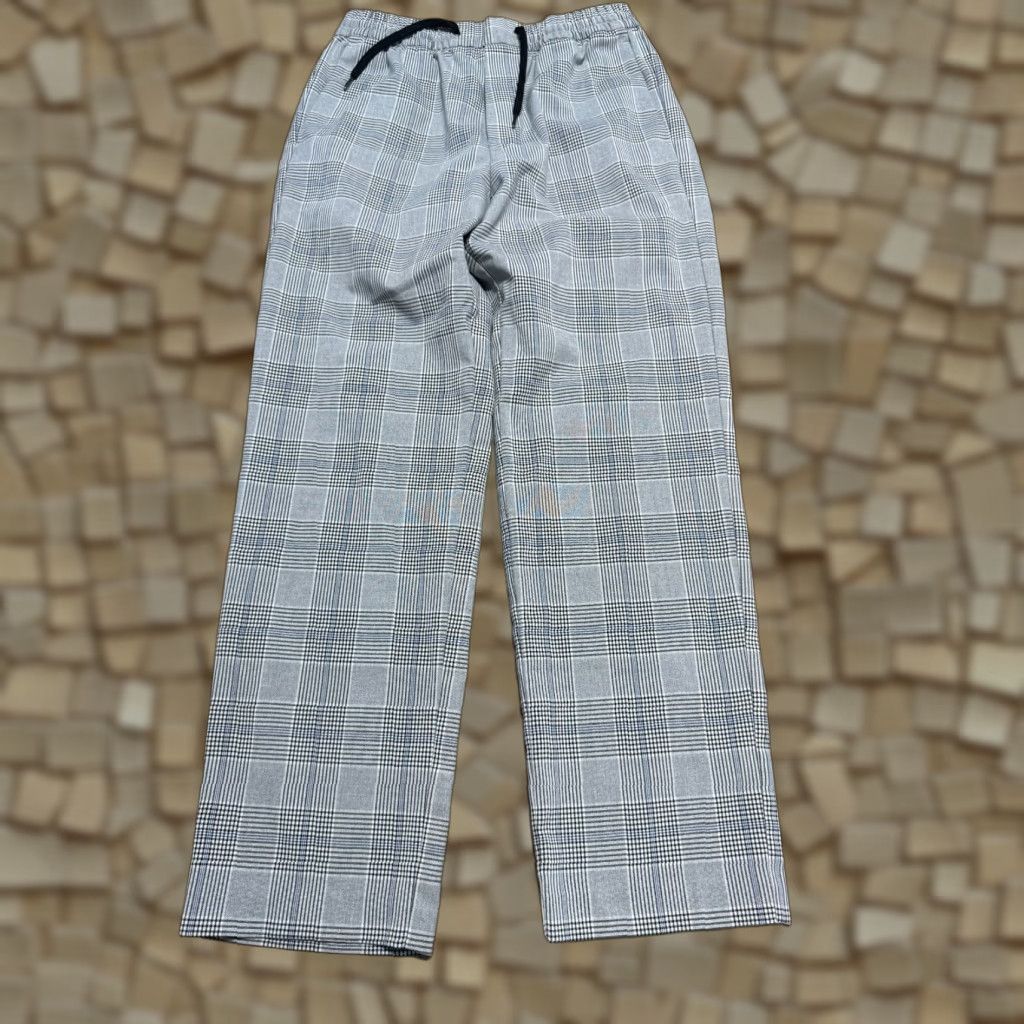 H&M H&M Pants Women's Size Small Grey White Black Plaid Tie Waist Regular Fit Size 28" / US 6 / IT 42 - 1 Thumbnail