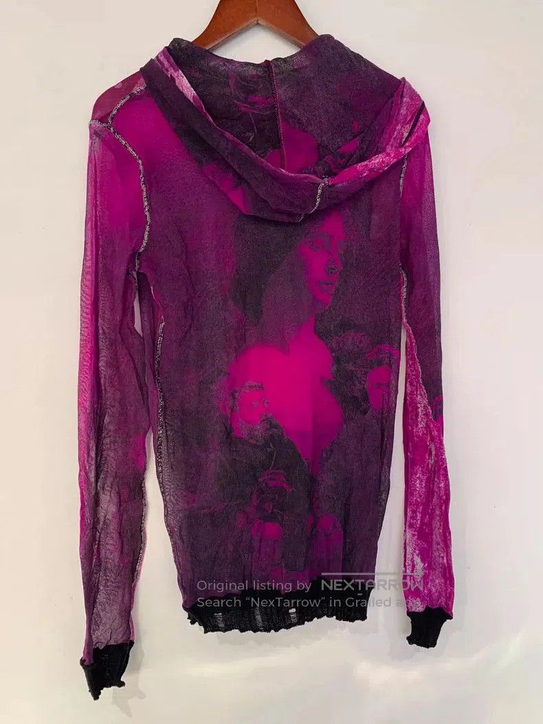 Jean Paul Gaultier purple hooded long sleeve top by jean paul gaultier. Size US L / EU 52-54 / 3 - 2 Thumbnail