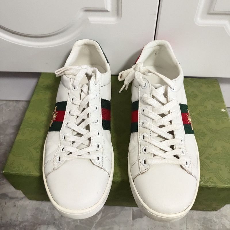 Gucci Gucci Ace Embroidered Fashion Sneakers for Women -2508 Size US 6 / IT 36 - 1 Thumbnail