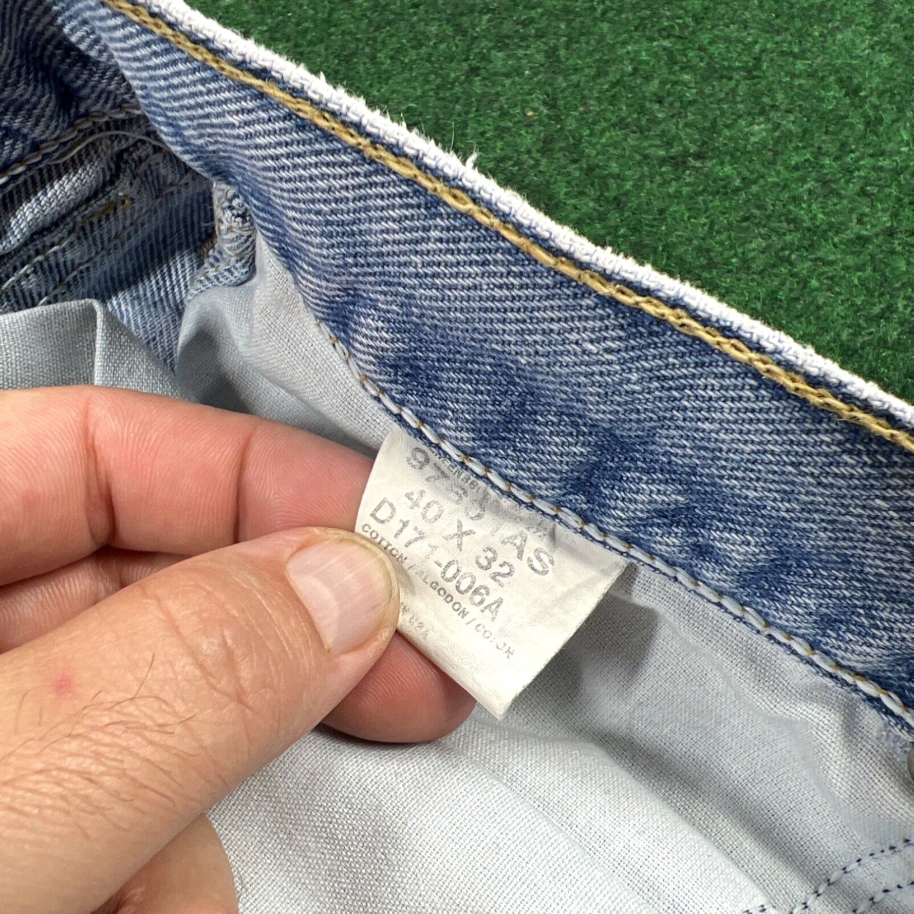 Wrangler Wrangler Mens Jeans 40X32 Blue Premium Quality Straight Relaxed Fit Size US 40 / EU 56 - 6 Thumbnail