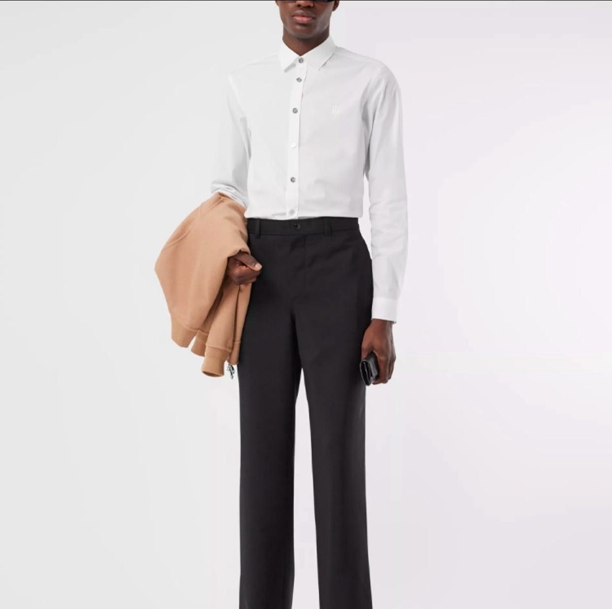 Burberry Burberry Stretch Cotton Poplin Long Sleeve Shirt K26WX Size US L / EU 52-54 / 3 - 9 Thumbnail