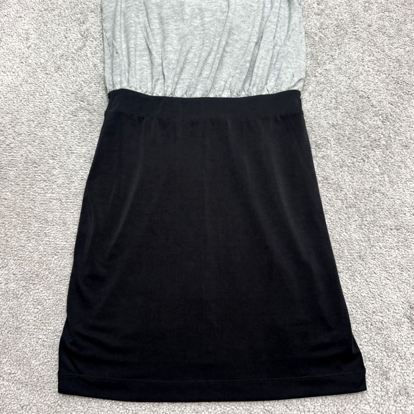Armani Exchange Armani Exchange Colorblock Racerback Mini Dress Womens Small Gray Black Casual Size S / US 4 / IT 40 - 7 Thumbnail