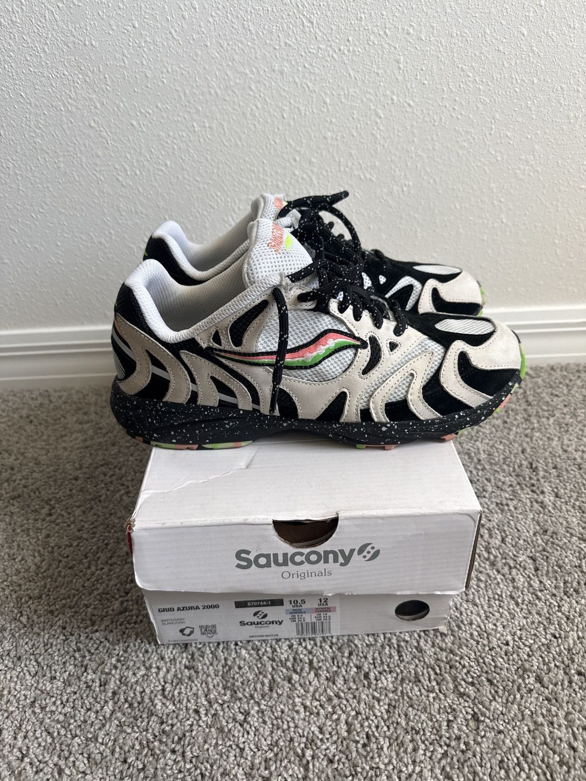 Saucony Grid Azura 2000 “OtherWorld” Size US 10.5 / EU 43-44 - 4 Thumbnail