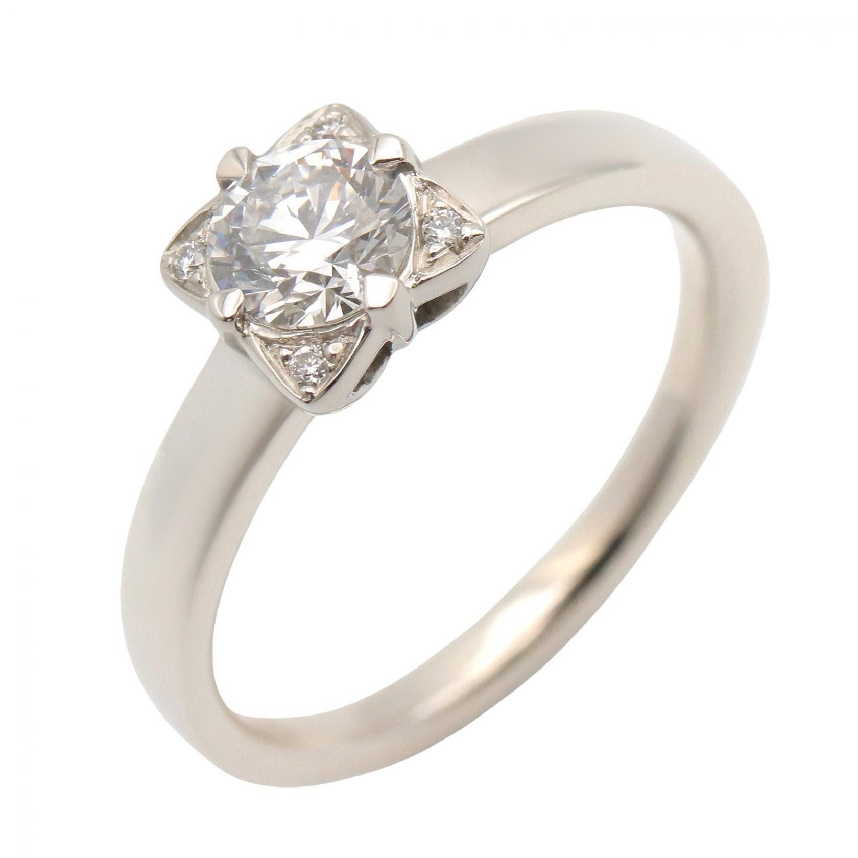 Bvlgari Bvlgari Bvlgari Dedicata a Venezia Pt950 Diamond Ring Size 6.5 Precious Metal Ring DUTY FREE for USA Size ONE SIZE - 1 Thumbnail