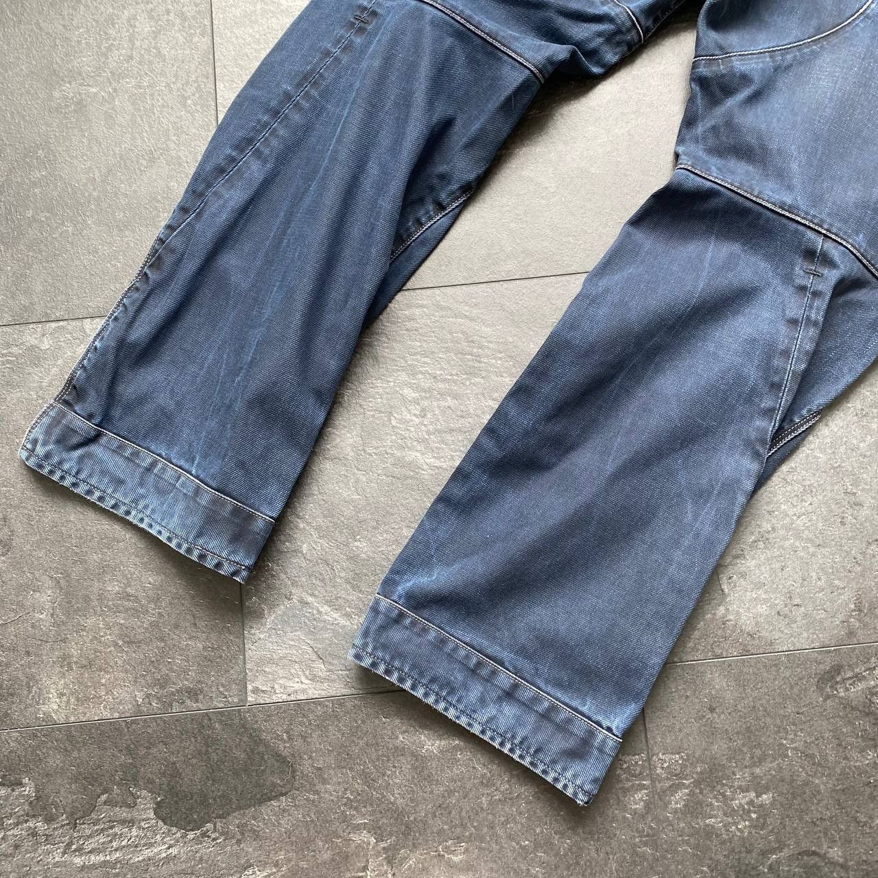 G-Star × Japanese Brand × Vintage Vintage Gstar Raw 96 Jeans Big Logo Baggy Streetwear Size US 34 / EU 50 - 7 Thumbnail