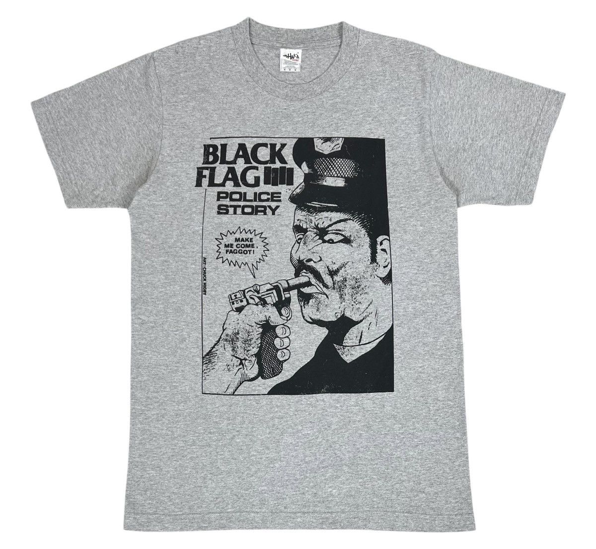 Band Tees Vintage Black Flag Police Story Album Promo Shirt Size US M / EU 48-50 / 2 - 1 Thumbnail