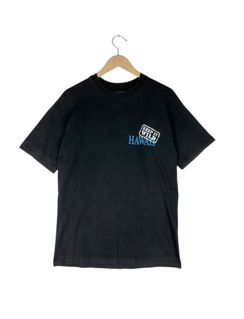 Hanes × Vintage Vintage 90s Keep It Wild Hawaii / Shark & Swordfish Artwork Size US M / EU 48-50 / 2 - 2 Thumbnail