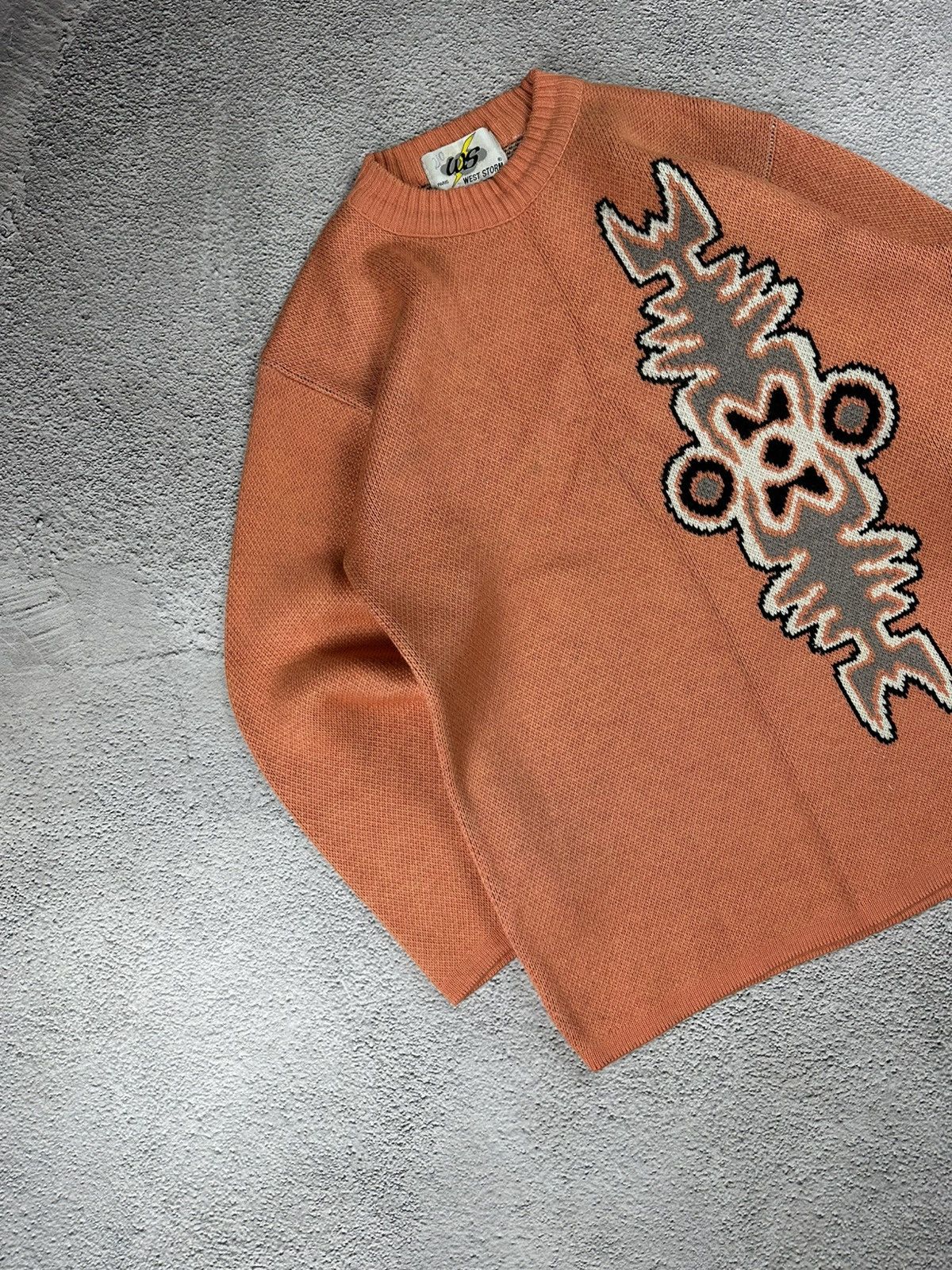 Japanese Brand Vintage Knitwear Japan Ribbed Sweater 90s Abstract Graphic Size US XL / EU 56 / 4 - 4 Thumbnail