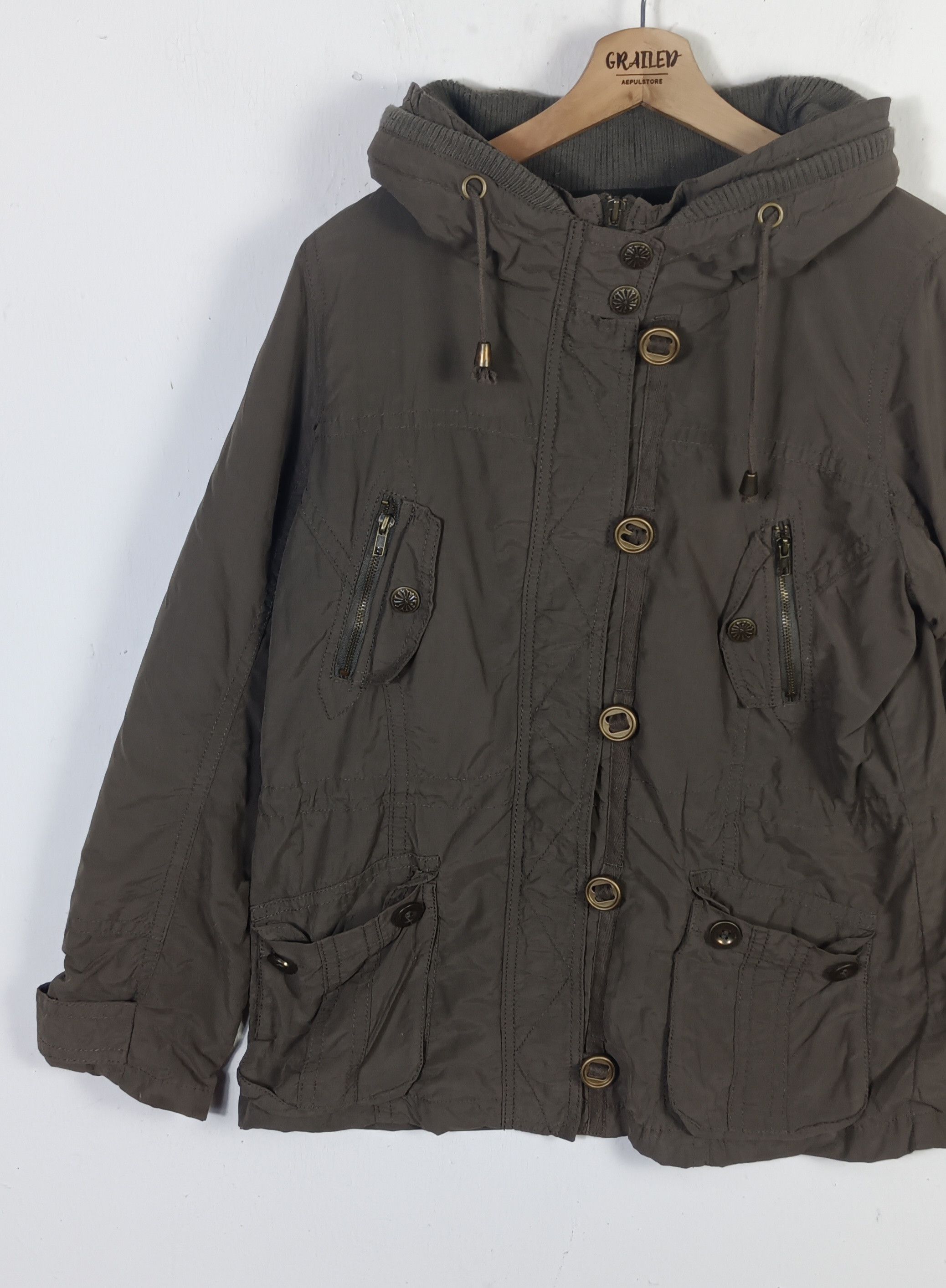 Japanese Brand 🇯🇵US Army Type Air Force 07 Flight Tactical Pocket Jacket Size US L / EU 52-54 / 3 - 2 Thumbnail